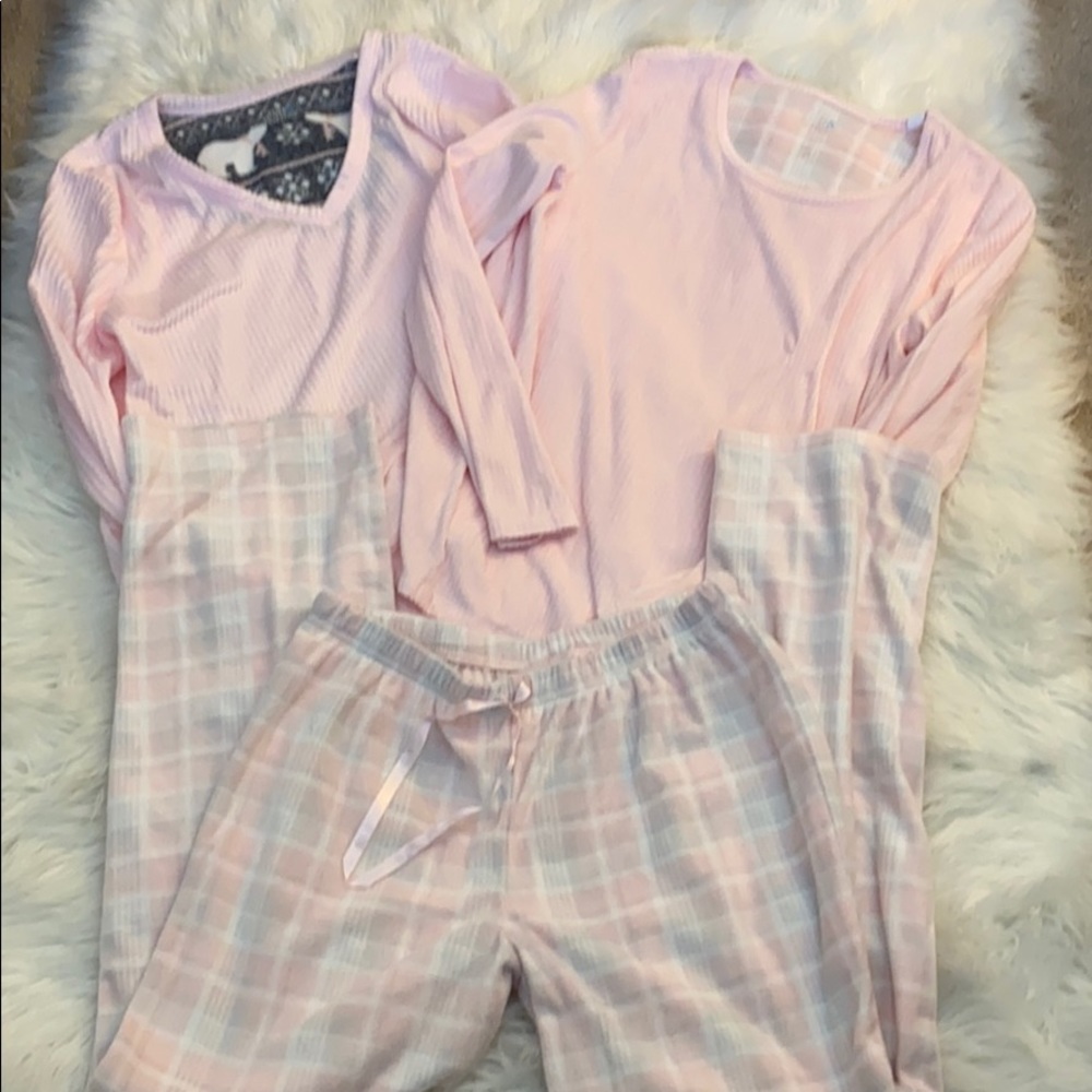 Pink pajama set